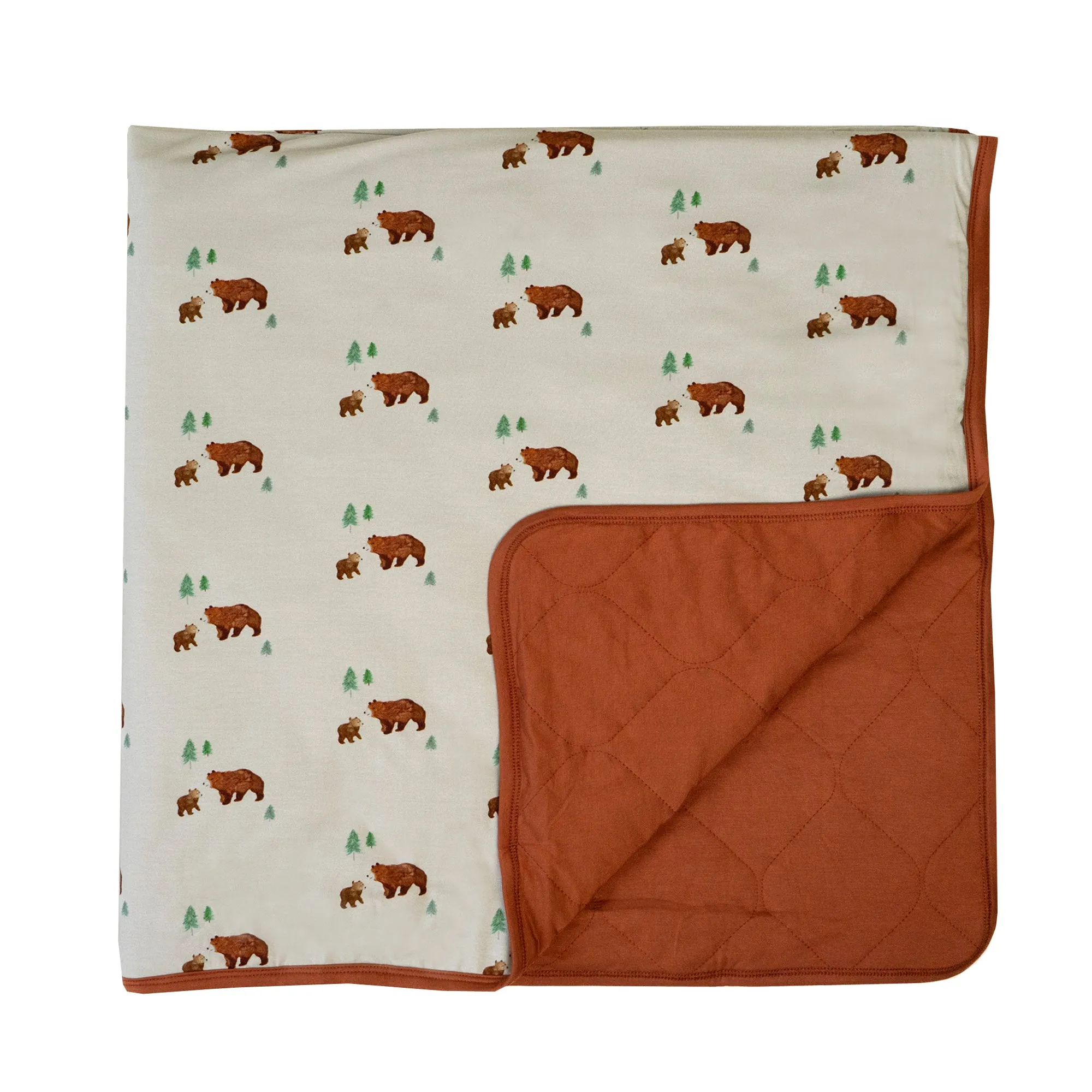 1.0 TOG Child Blanket - Bears / Chestnut