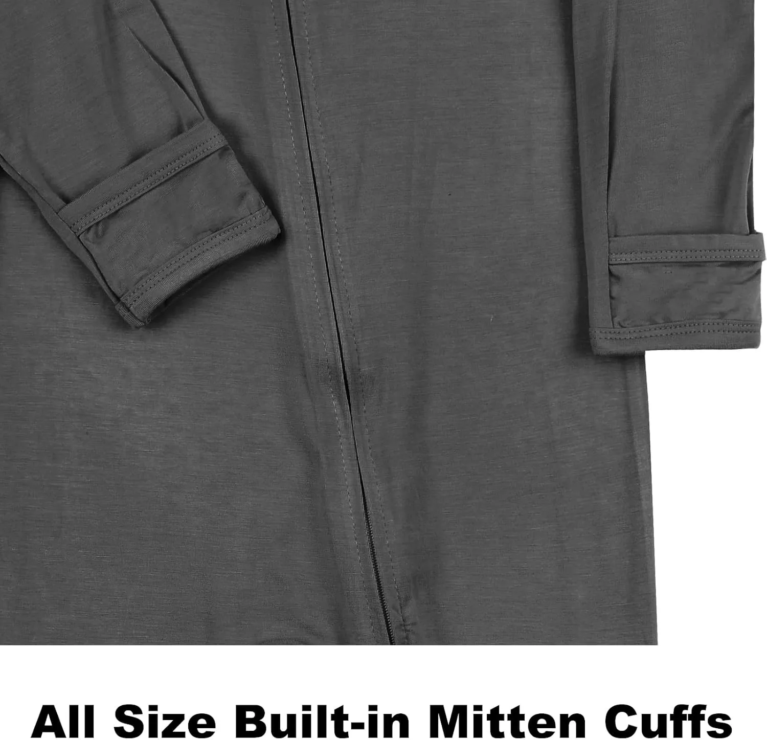 Aablexema Baby Footless Pajamas Rayon 3pcs Unisex Infant Zipper Romper with Mitten Cuffs Sleep Play PJs