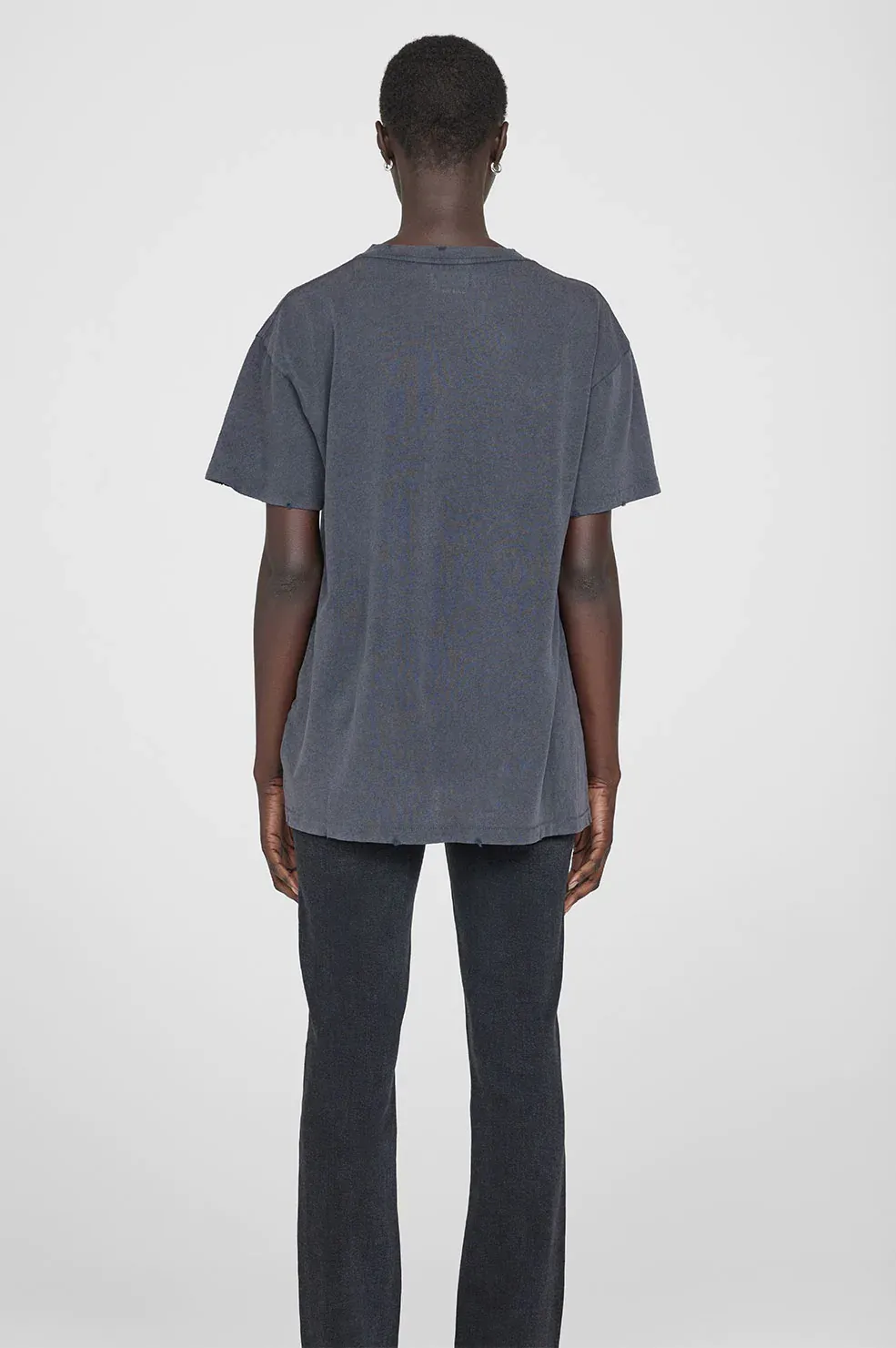 Anine Bing - Vintage Bing Tee in Washed Black