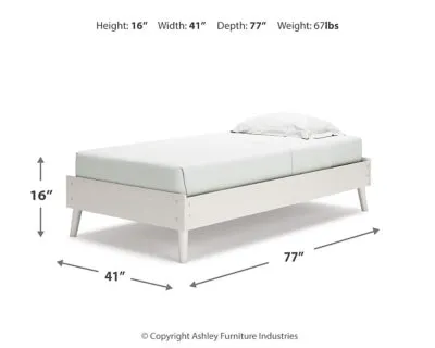 Aprilyn Twin Platform Bed with Dresser