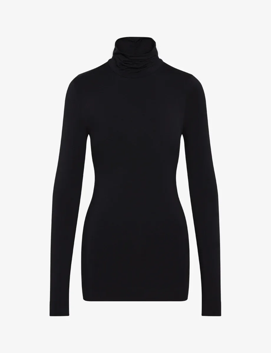 Butter Long Sleeve Turtleneck - Black