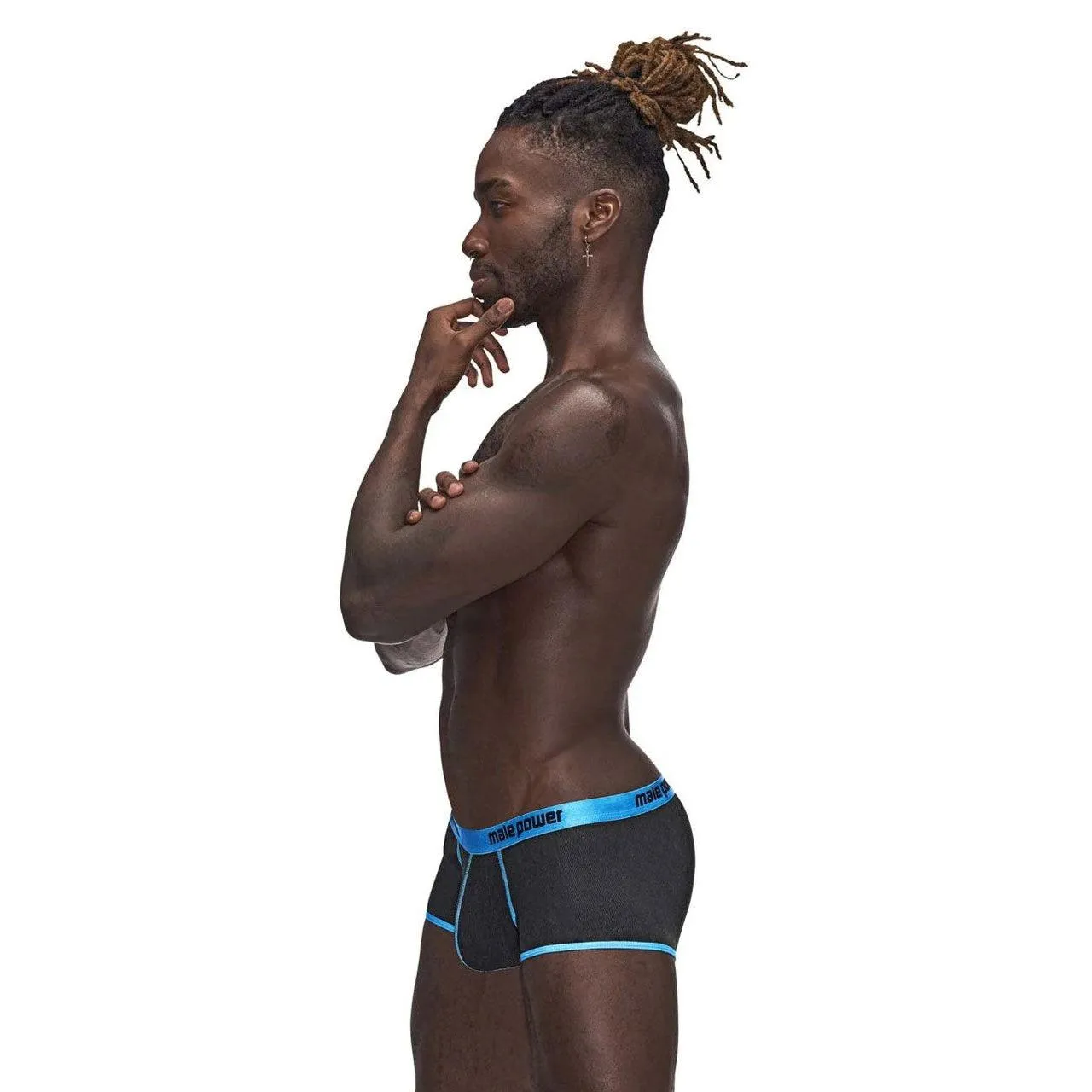 Casanova Uplift Mini Shorts - XL - Black/blue