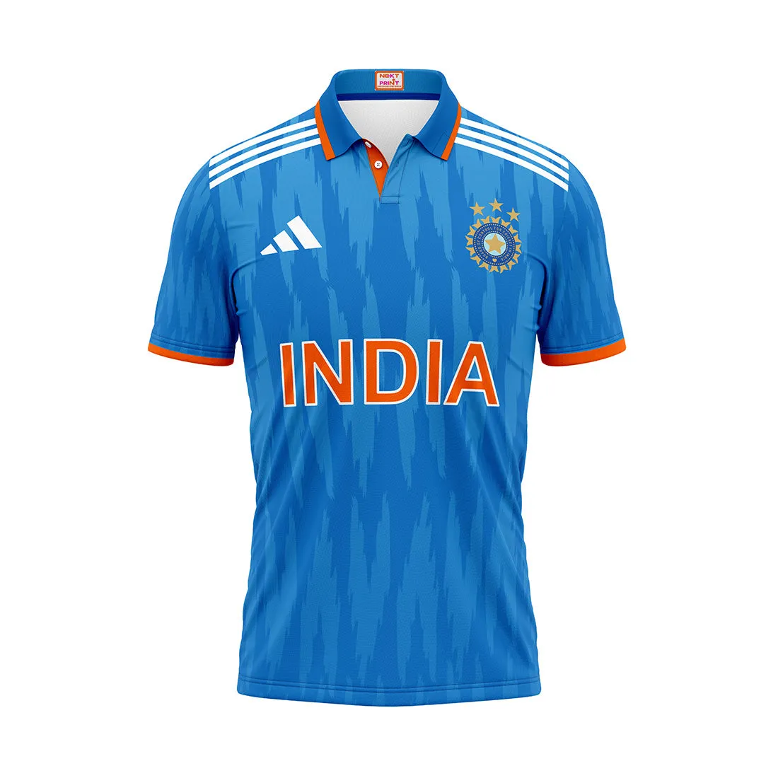 Customised India Cricket ODI Jersey With Name and Printed.