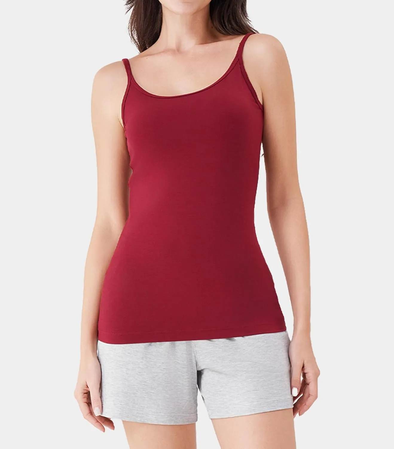 DAVID ARCHY Tank Tops for Women Bamboo Rayon Women's Camisoles Undershirts 3 Pack