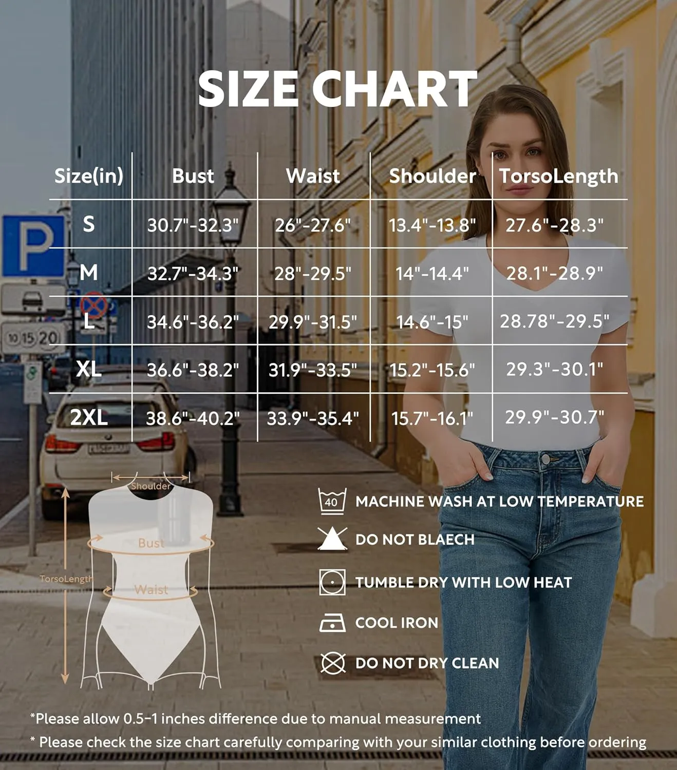 DAVID ARCHY Women's Short Sleeve Bodysuit Crew Neck & V Neck Modal Soft Comfortable Fit Sexy Top