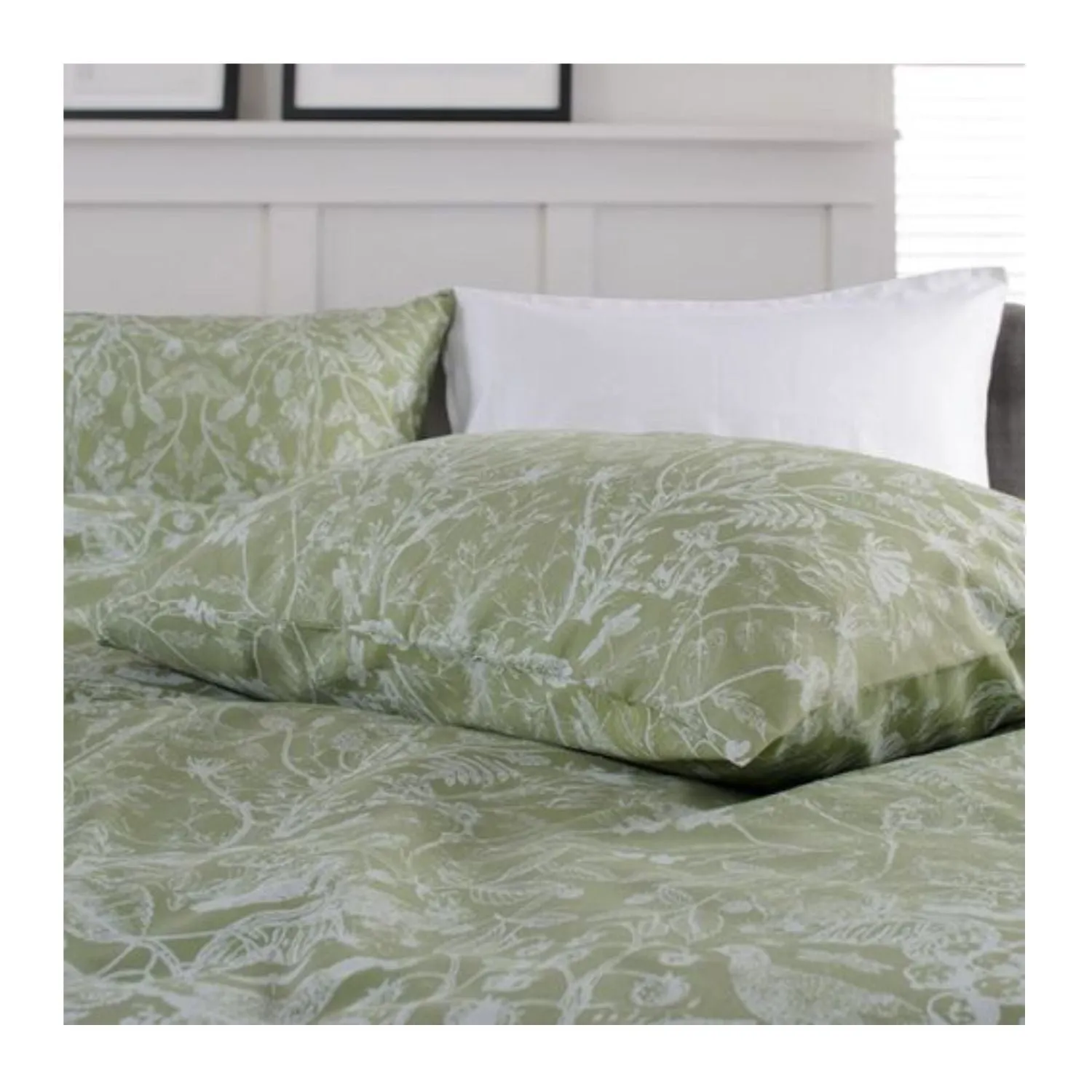 Deyongs Secret Garden Superking Duvet Set Sage