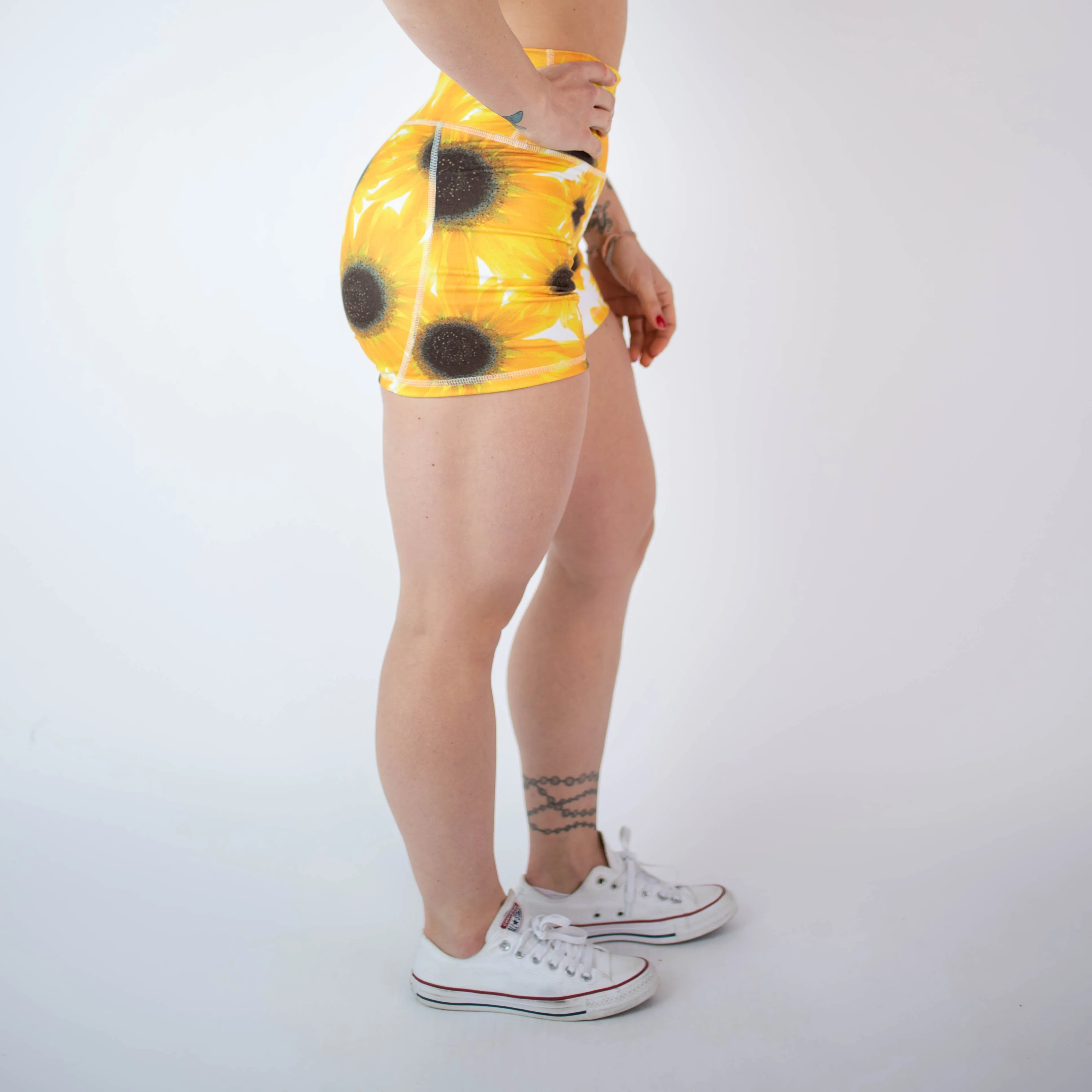 FLEO Sunflower Sparkle Shorts (True High Contour)