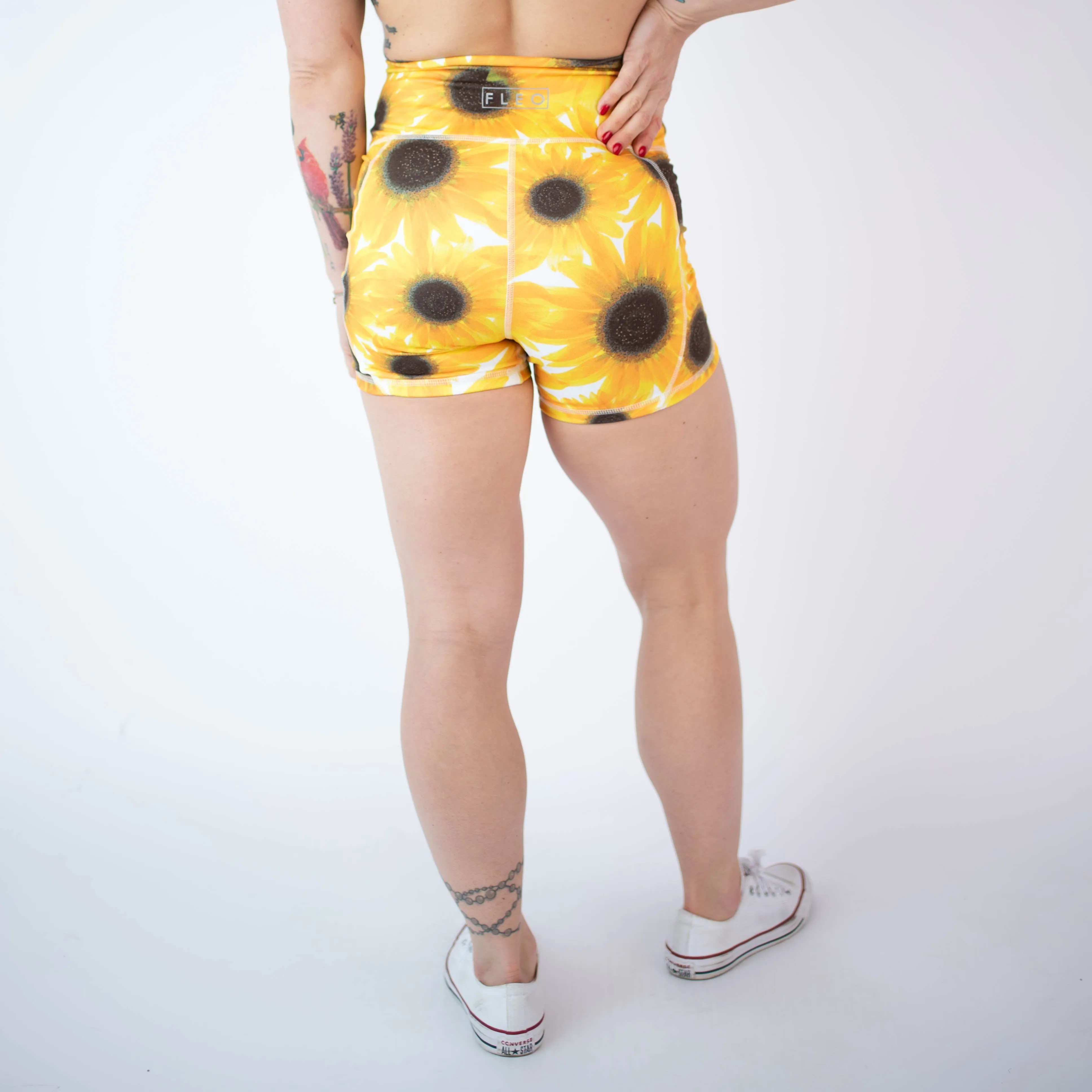 FLEO Sunflower Sparkle Shorts (True High Contour)