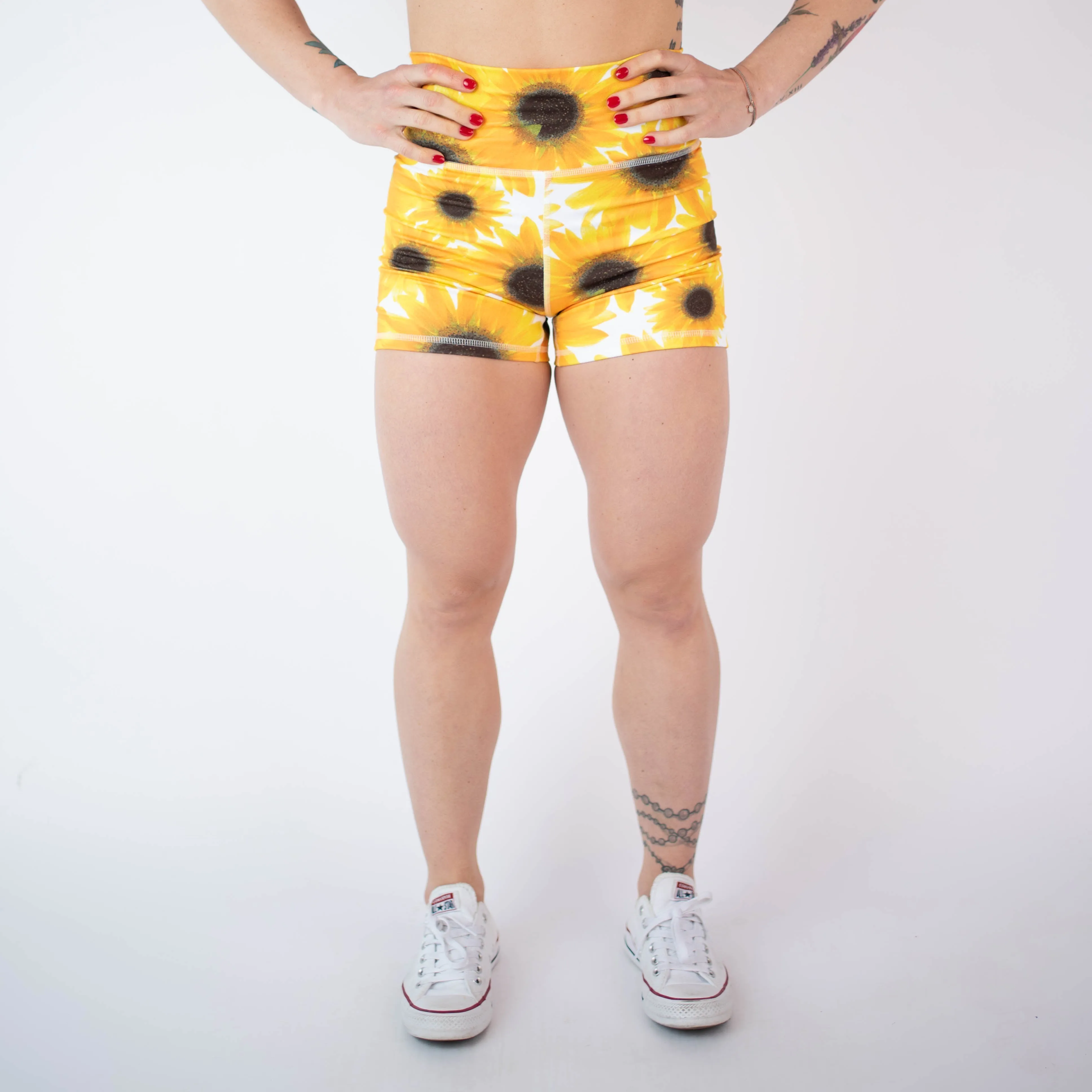 FLEO Sunflower Sparkle Shorts (True High Contour)