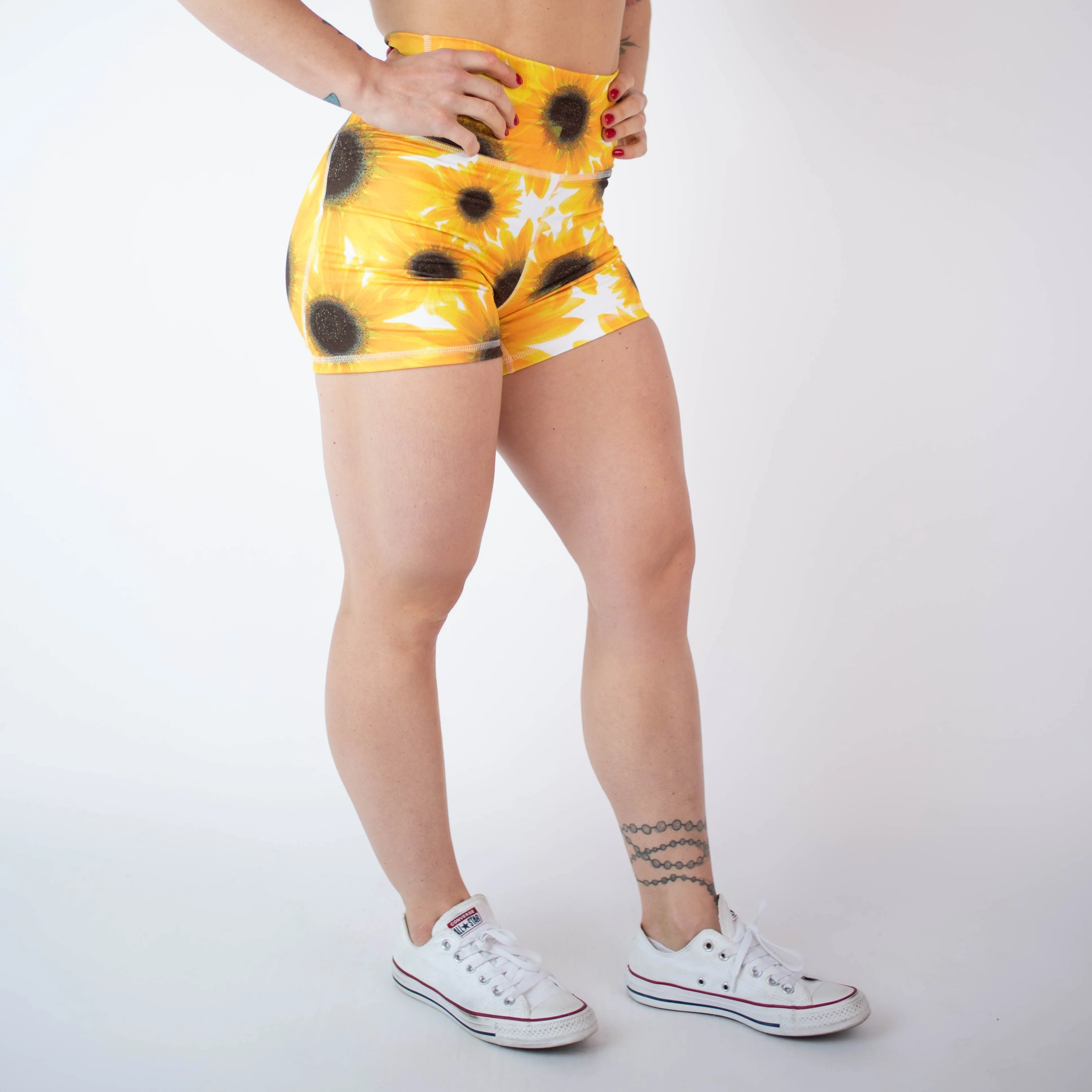 FLEO Sunflower Sparkle Shorts (True High Contour)