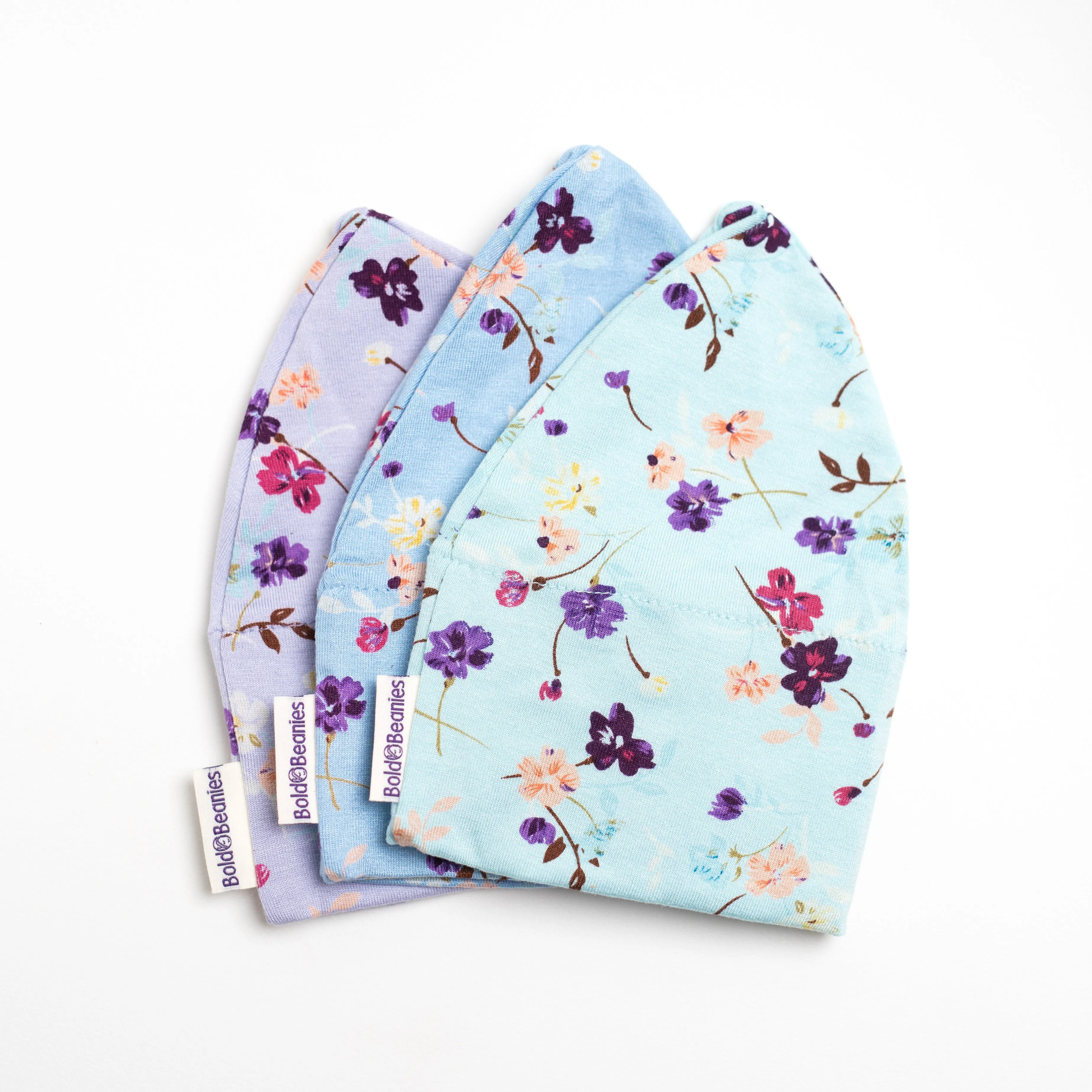 Helen Bald Beanie Hat in Aqua