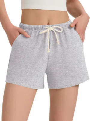 LUYAA WWomen's Soft Sleep Pajama Shorts Drawstring Comfy Elastic Waist Shorts Summer Pants with Pockets 2025