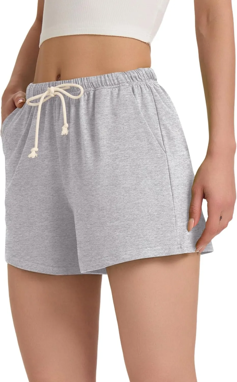 LUYAA WWomen's Soft Sleep Pajama Shorts Drawstring Comfy Elastic Waist Shorts Summer Pants with Pockets 2025