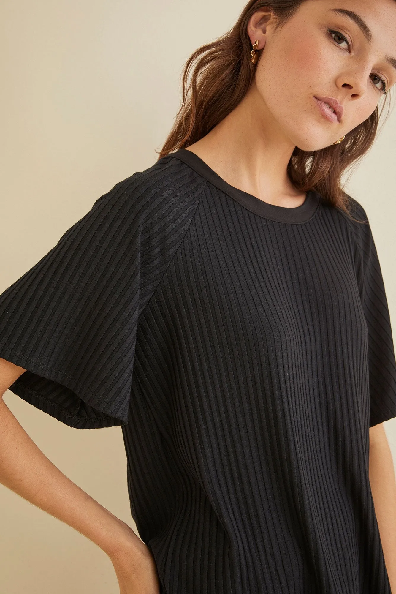 Marika Ribbed Top
