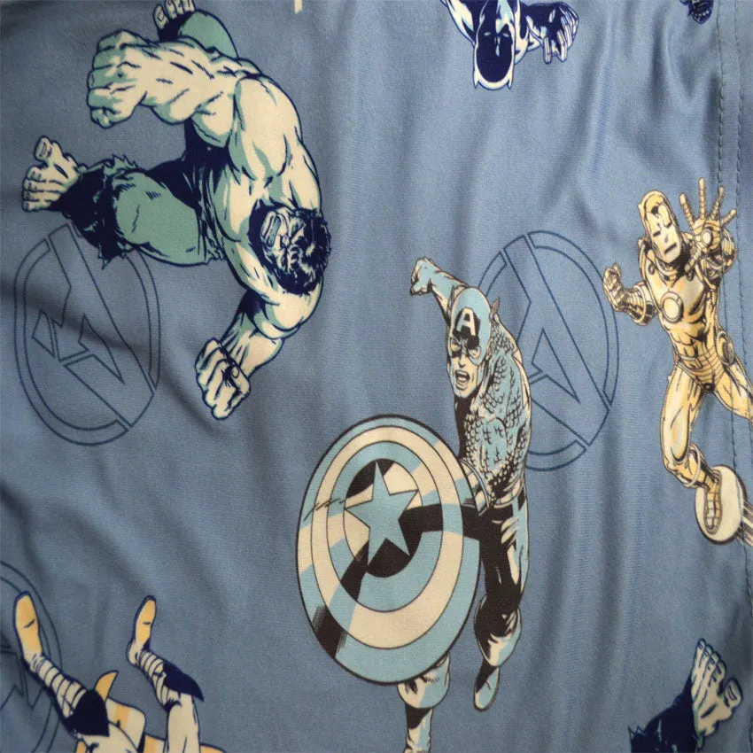 Marvel Comics Avengers Ready to Battle Sleep Shorts