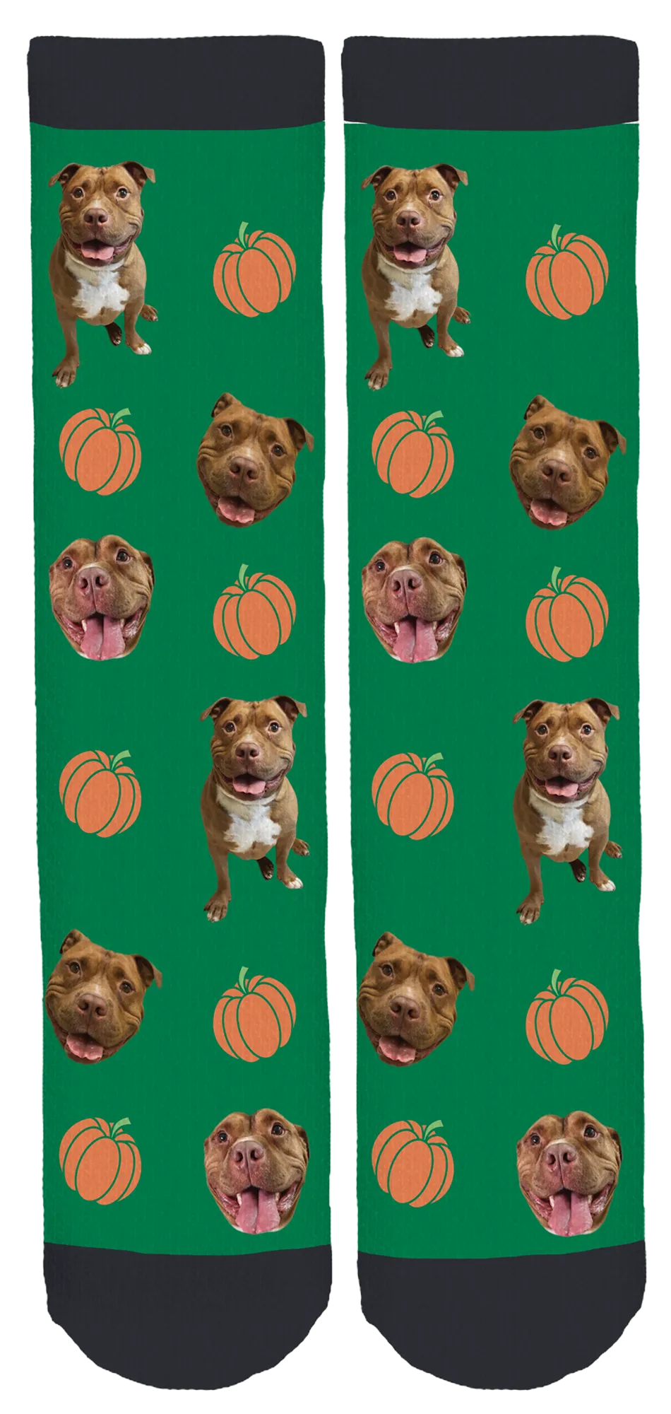 Meaty the Pit Bull Crew Socks