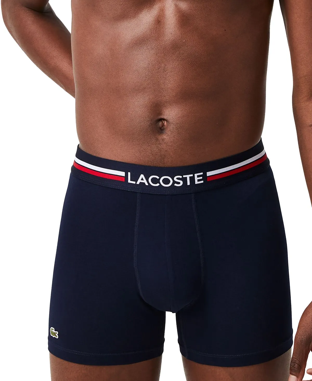 Men's stretch boxer briefs, 3 pieces Lacoste