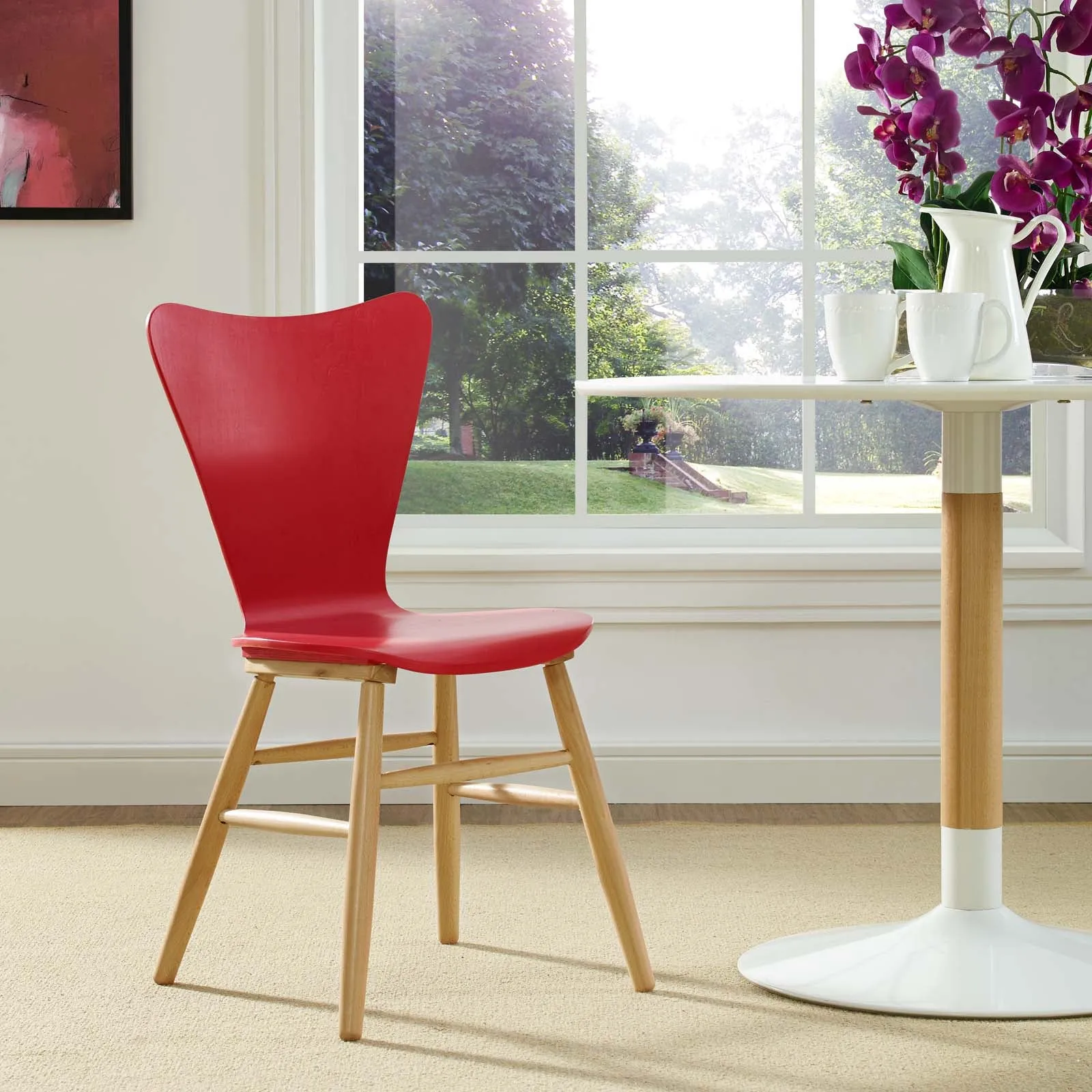 Mid - Century Modern Dining Room Chair - Modern Kitchen And Dining Side Chair