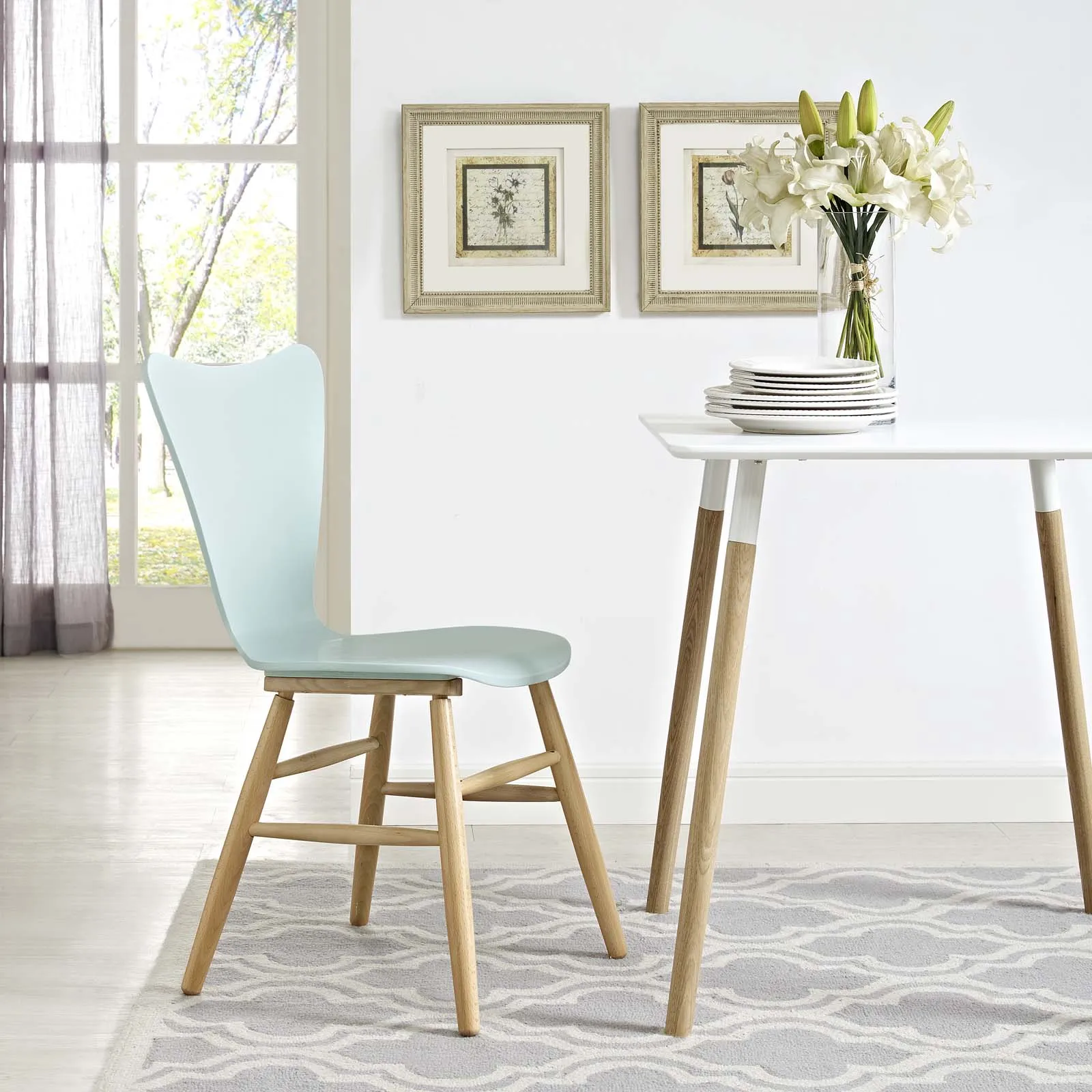 Mid - Century Modern Dining Room Chair - Modern Kitchen And Dining Side Chair