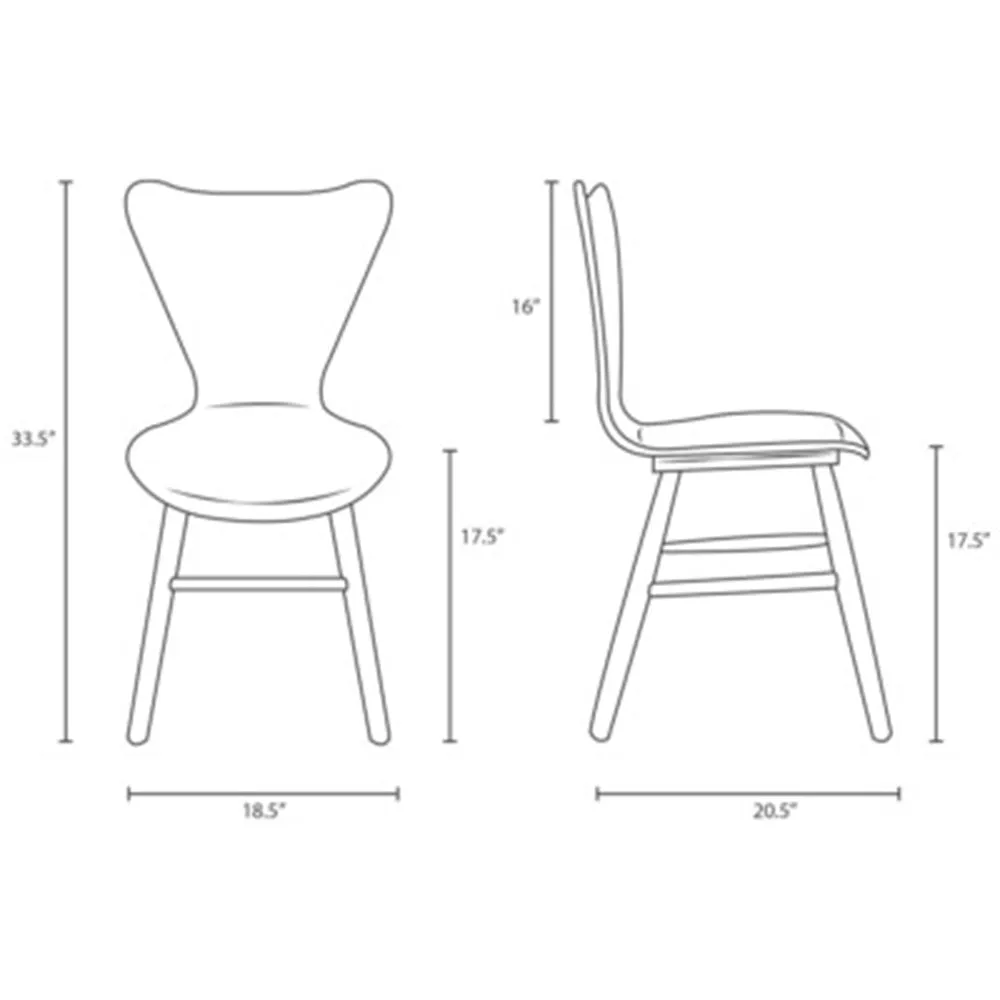 Mid - Century Modern Dining Room Chair - Modern Kitchen And Dining Side Chair