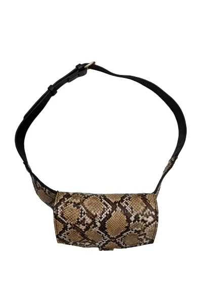 MNG Faux Snakeskin Belt Bag
