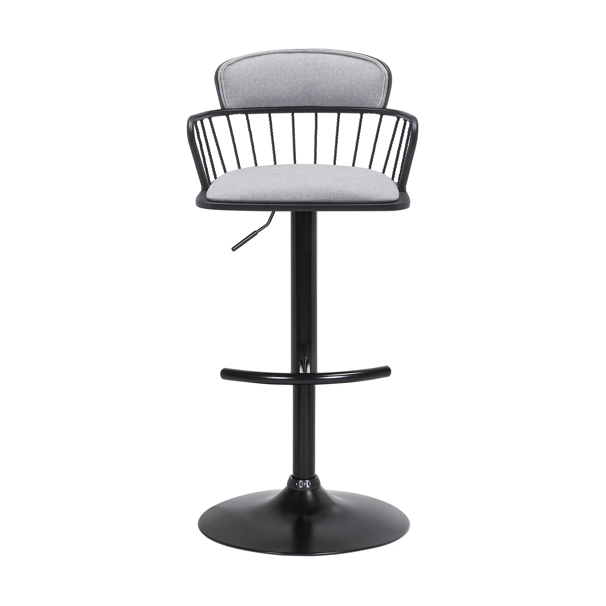 Nash - Adjustable Wood Bar Stool