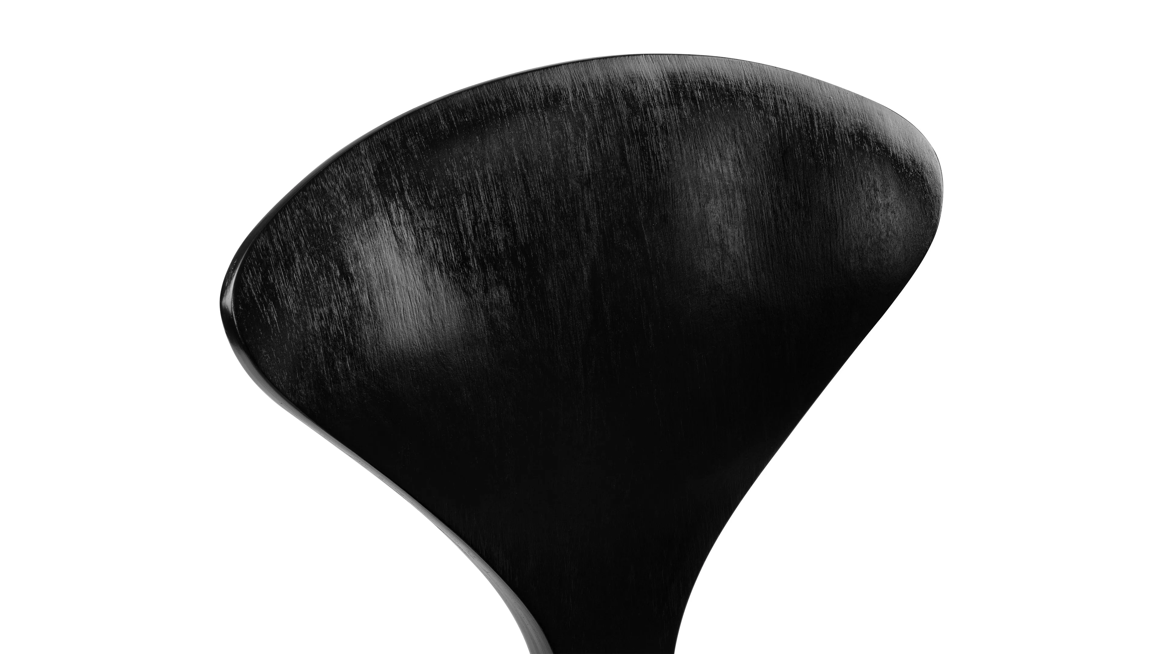 Norman - Norman Bar Stool, Black Ash, 29.5" Seat Height