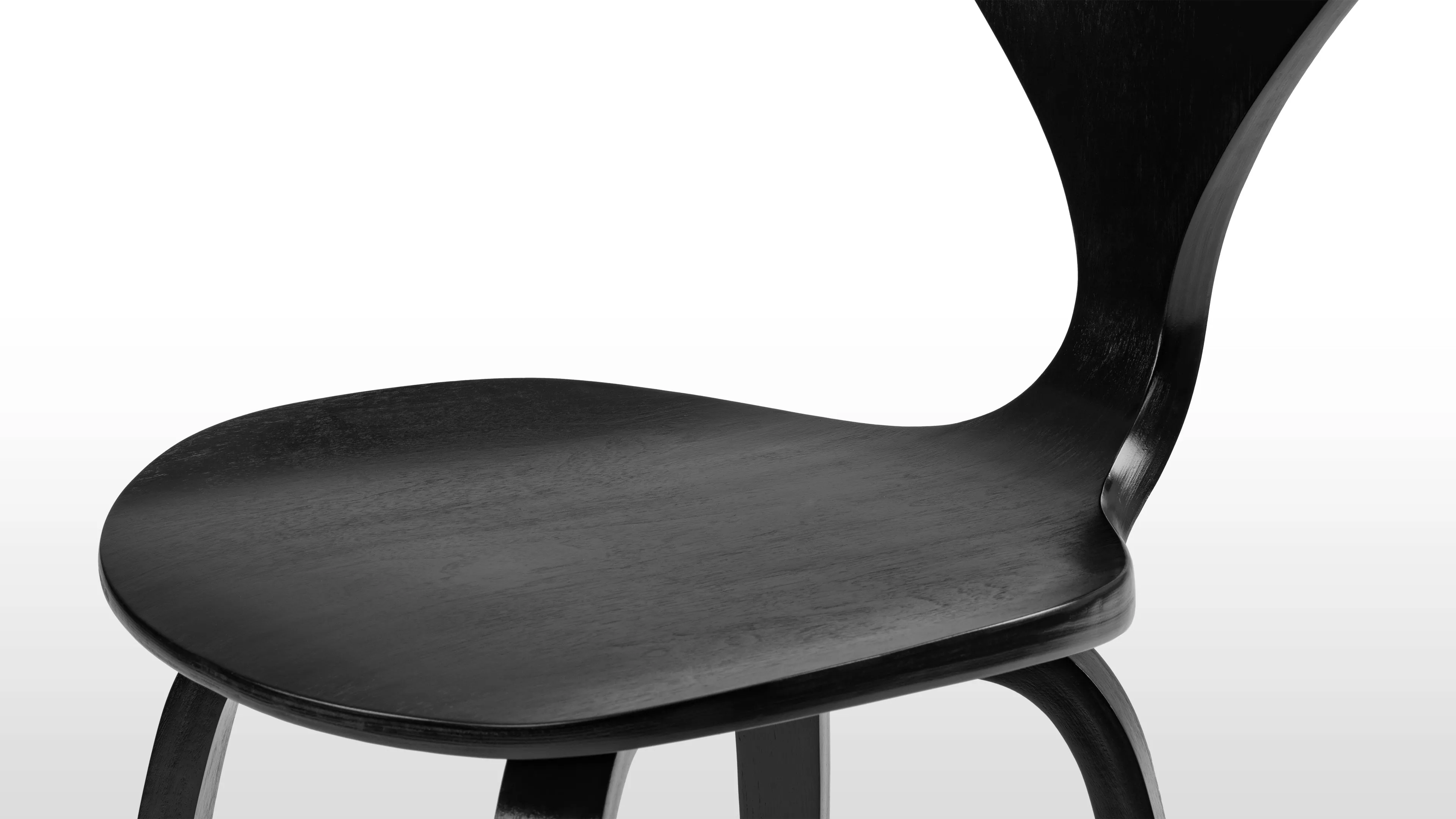 Norman - Norman Bar Stool, Black Ash, 29.5" Seat Height