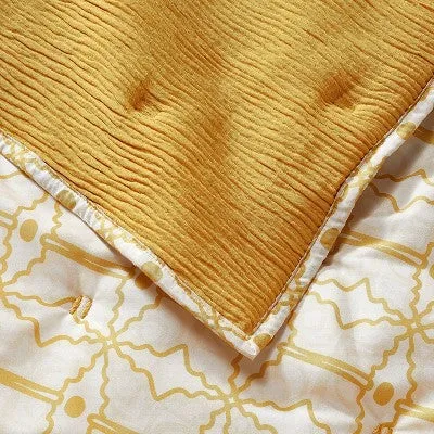 Open Box - Full/Queen Reversible Gauze Quilt Gold - Opalhouse designed with Jungalow