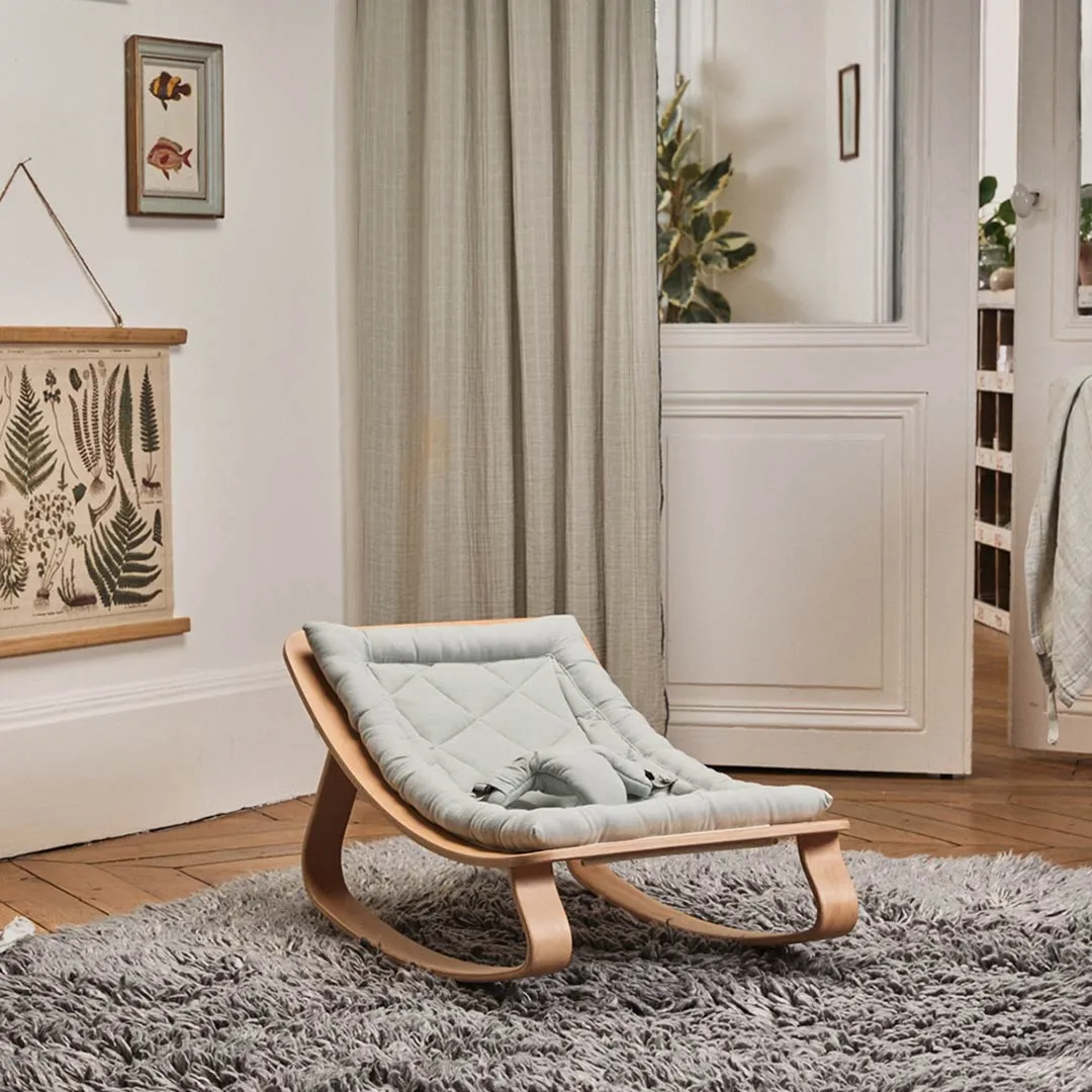 Outlet - Charlie Crane LEVO Baby Rocker - Beech