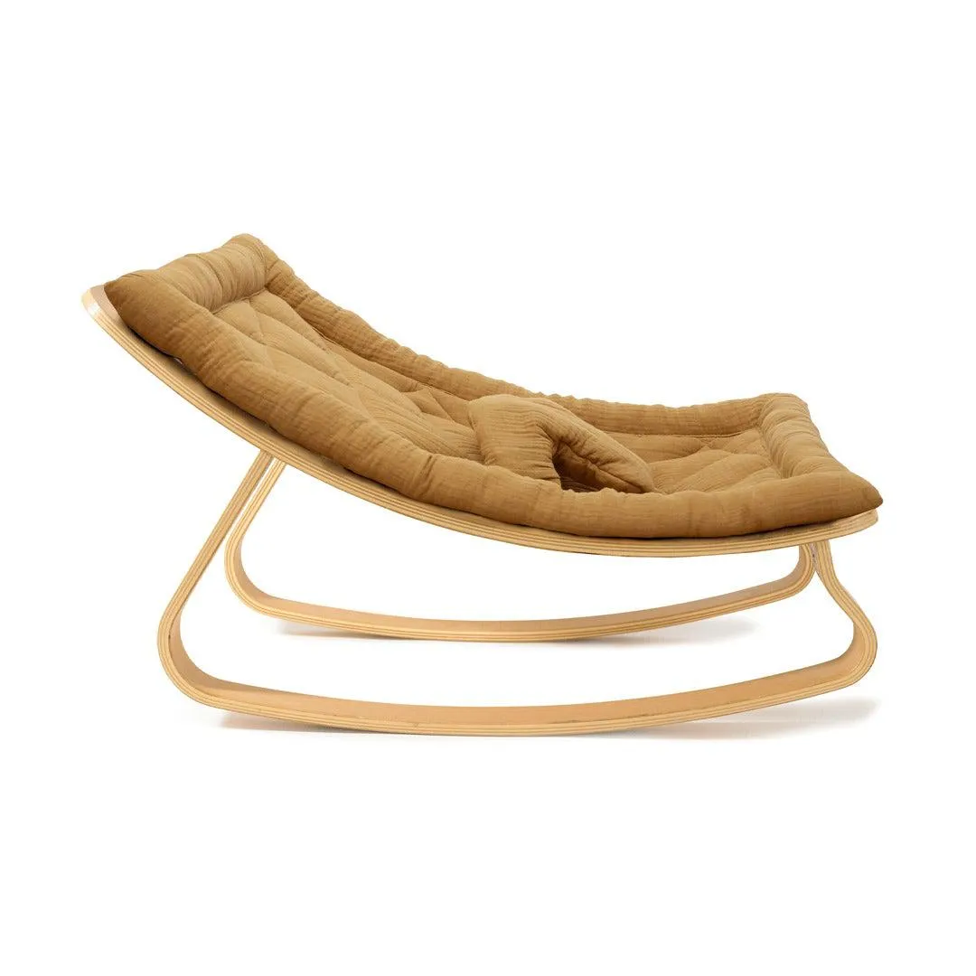 Outlet - Charlie Crane LEVO Baby Rocker - Beech