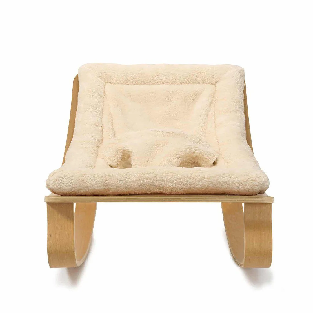 Outlet - Charlie Crane LEVO Baby Rocker - Beech
