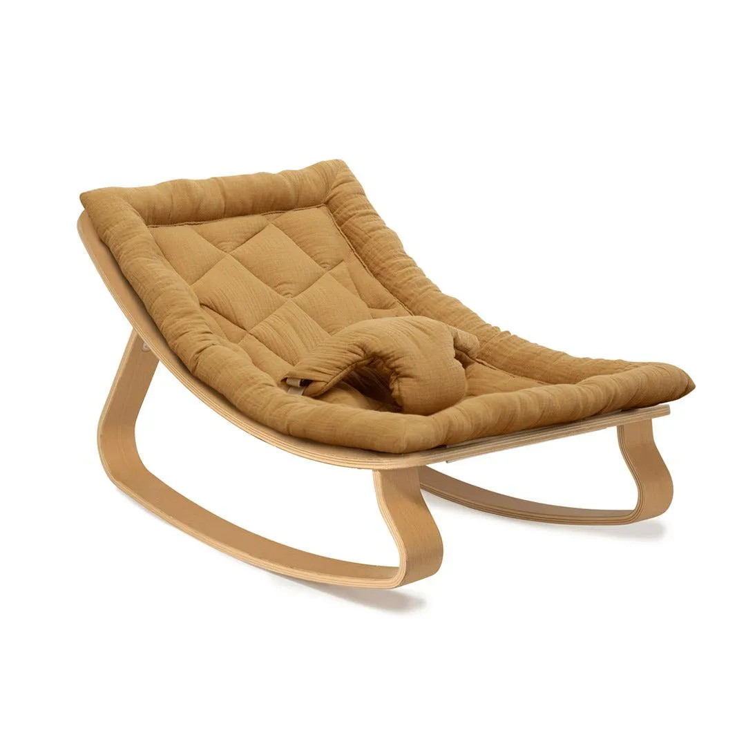 Outlet - Charlie Crane LEVO Baby Rocker - Beech
