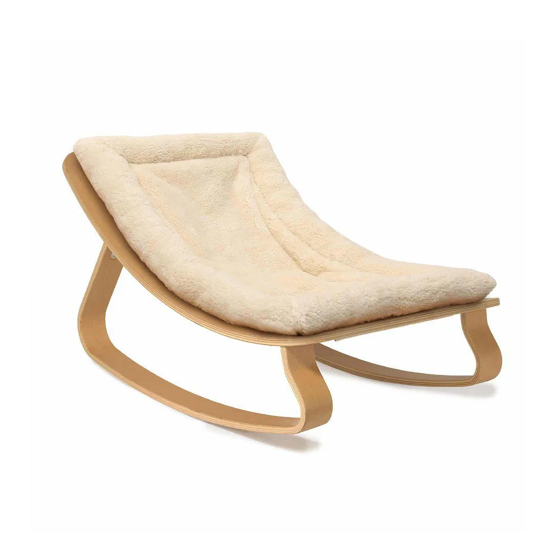 Outlet - Charlie Crane LEVO Baby Rocker - Beech