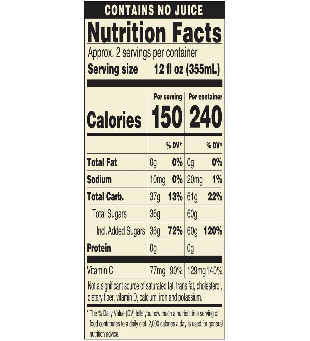 Peach Tea - 20oz Tallboy