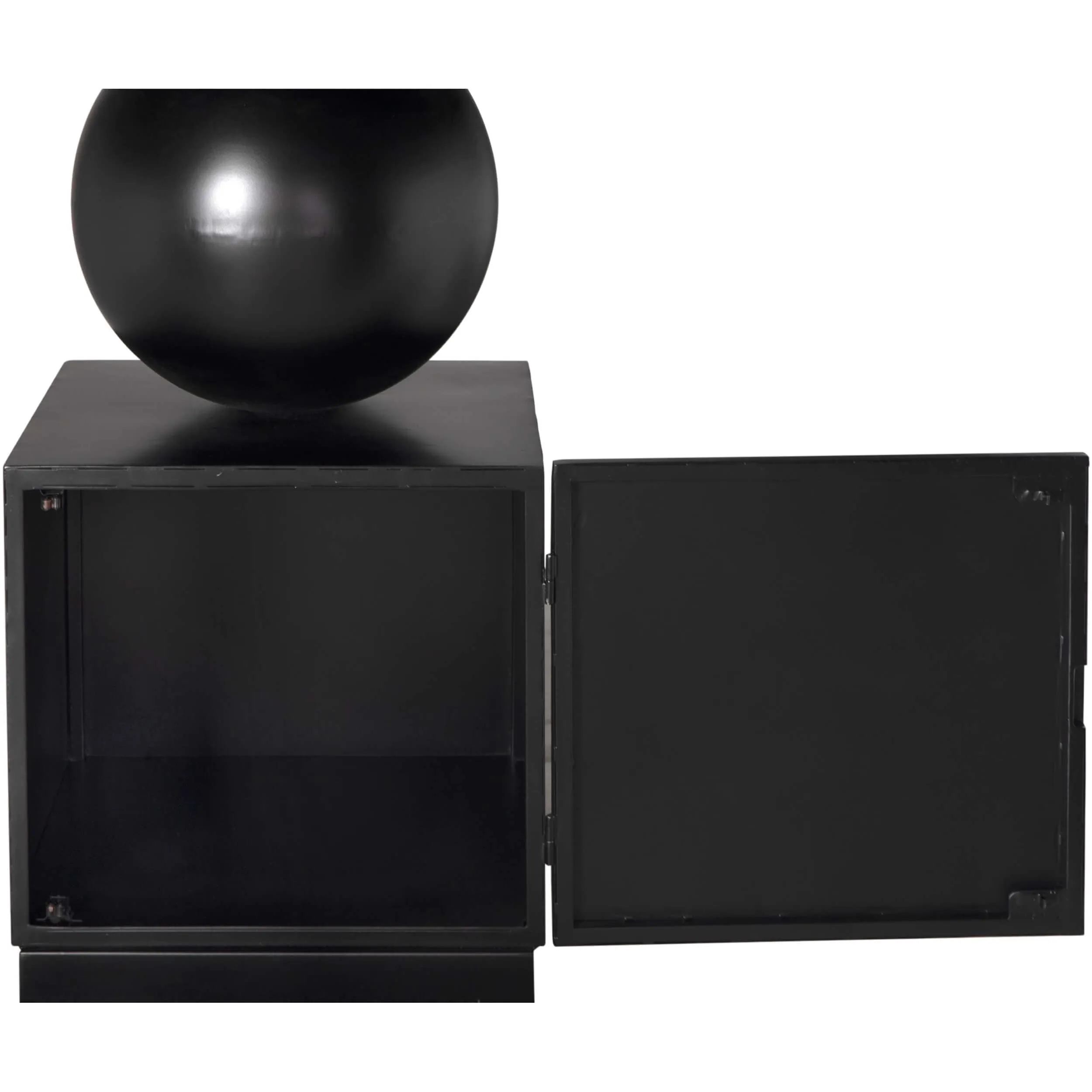 Pillar Cabinet, Matte Black