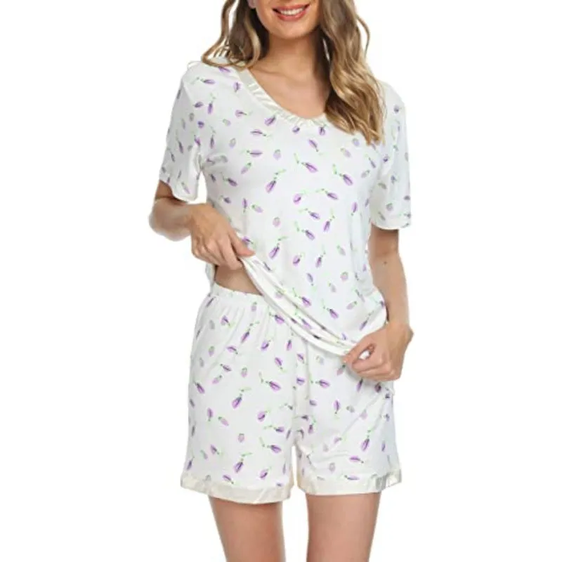 Printed Sleeve Women Nightwear