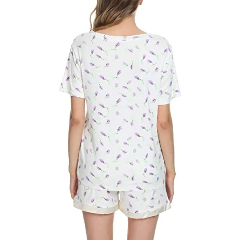 Printed Sleeve Women Nightwear