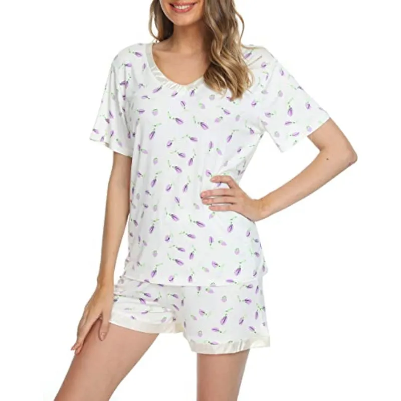 Printed Sleeve Women Nightwear