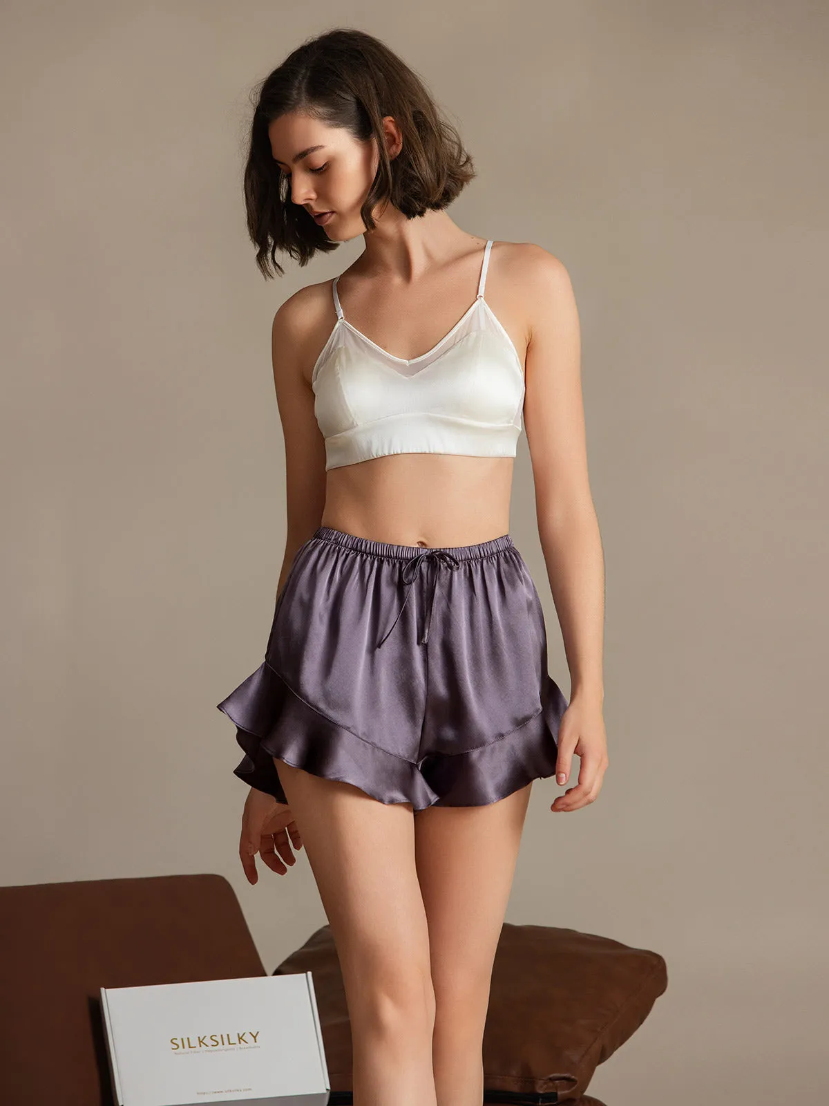 Pure Silk Classic Women's Sleep Shorts