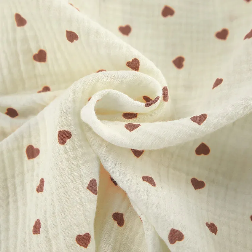Ruffle Trimmed Cotton PJs for Relaxing