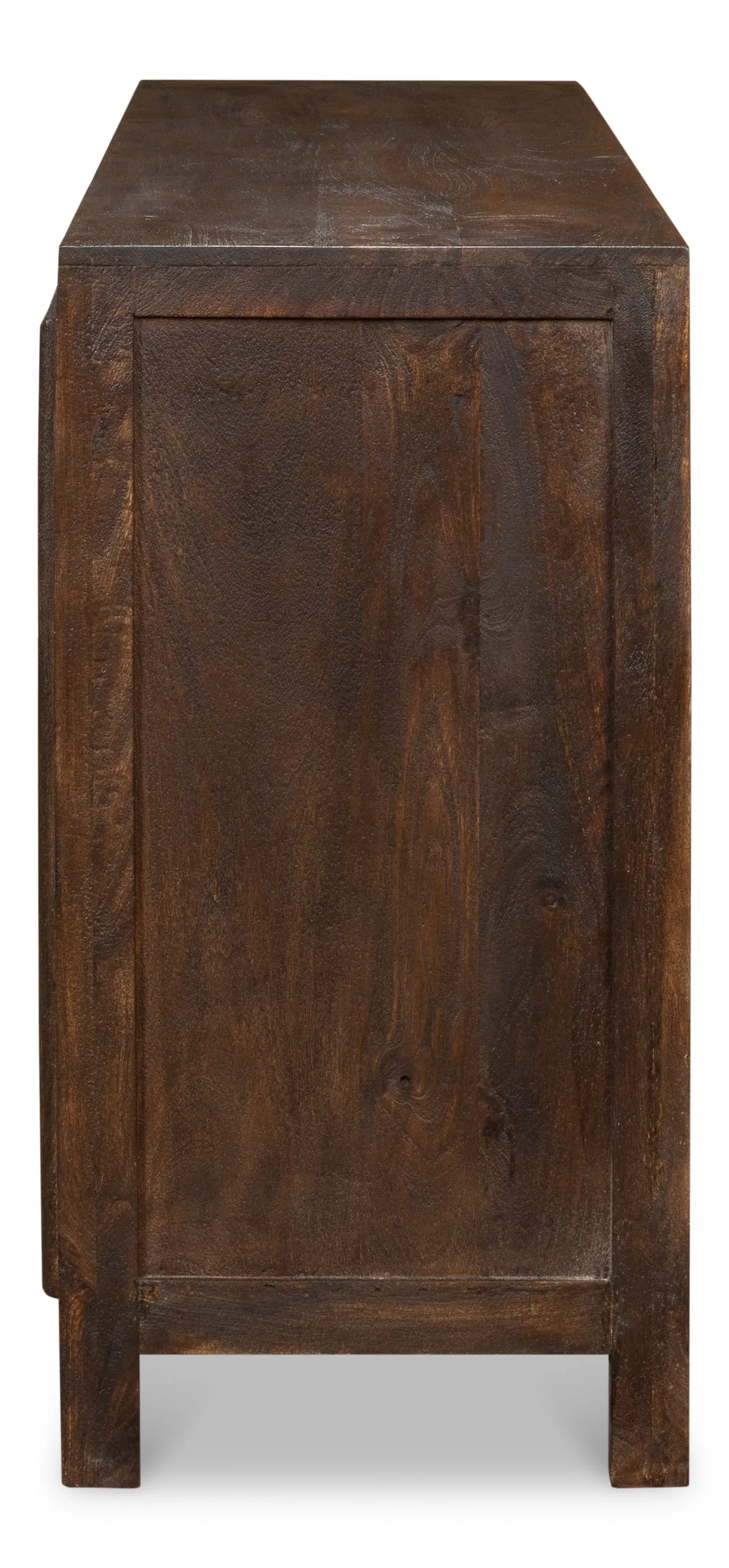 Sarreid - Battle Chainmail 4 Door Sideboard - Brown - Vintage