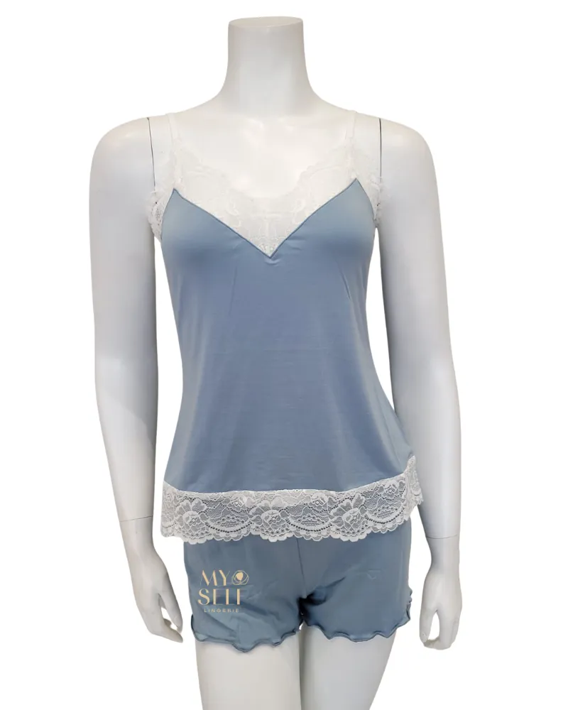 SC221116-229524-IW White Lace Iceberg Modal Cami Set