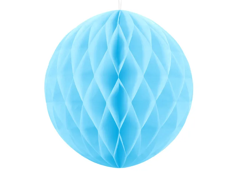Sky Blue Honeycomb Ball Decoration 40cm