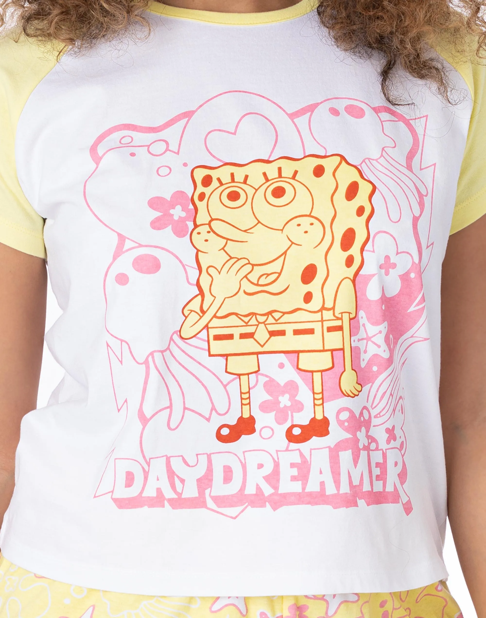 SpongeBob SquarePants Womens T-Shirt Shorts Pyjamas