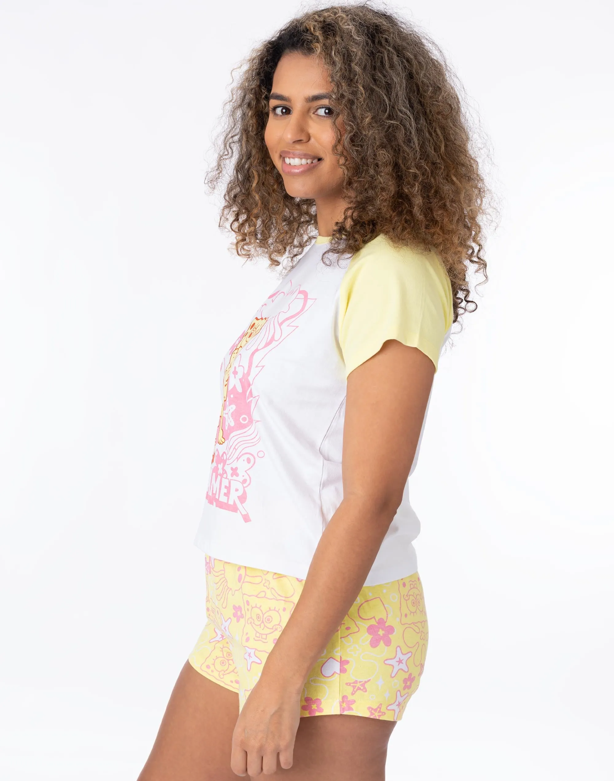 SpongeBob SquarePants Womens T-Shirt Shorts Pyjamas