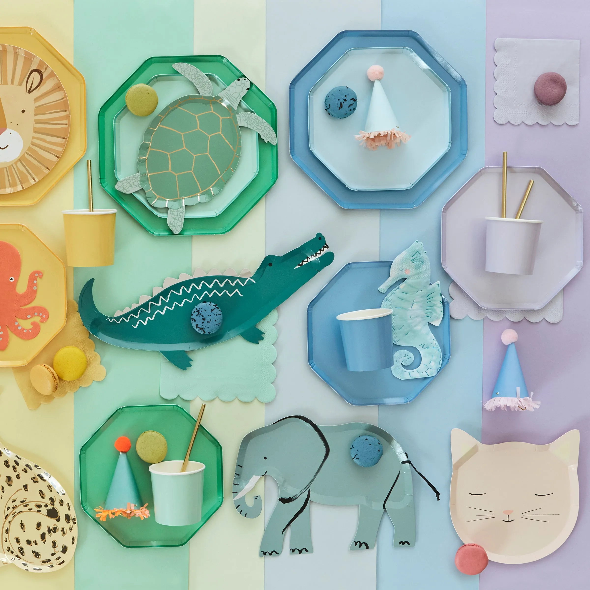 Summer Sky Blue Side Plates (x 8)