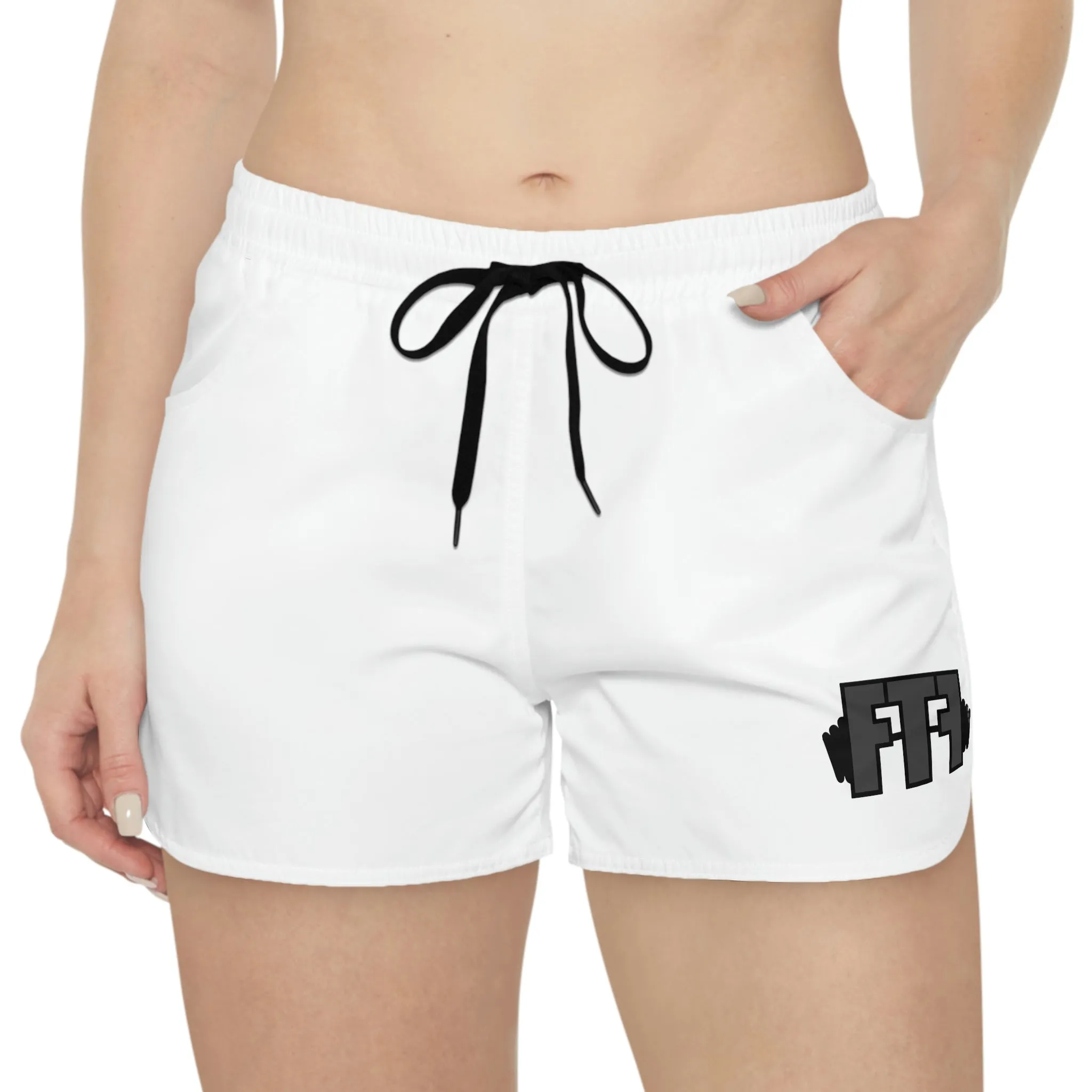 Women's FTF Shorts White/Grey